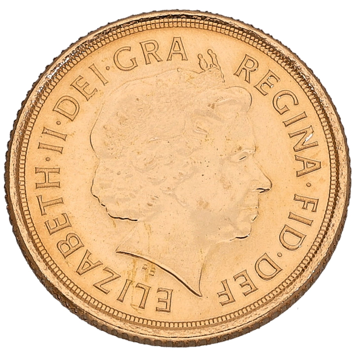 22ct Gold Queen Elizabeth II Quarter Sovereign Coin 2009