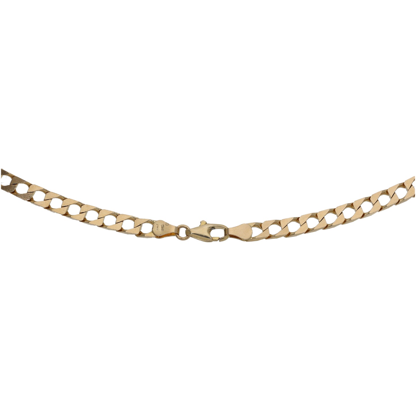 9ct Gold Curb Chain 20"