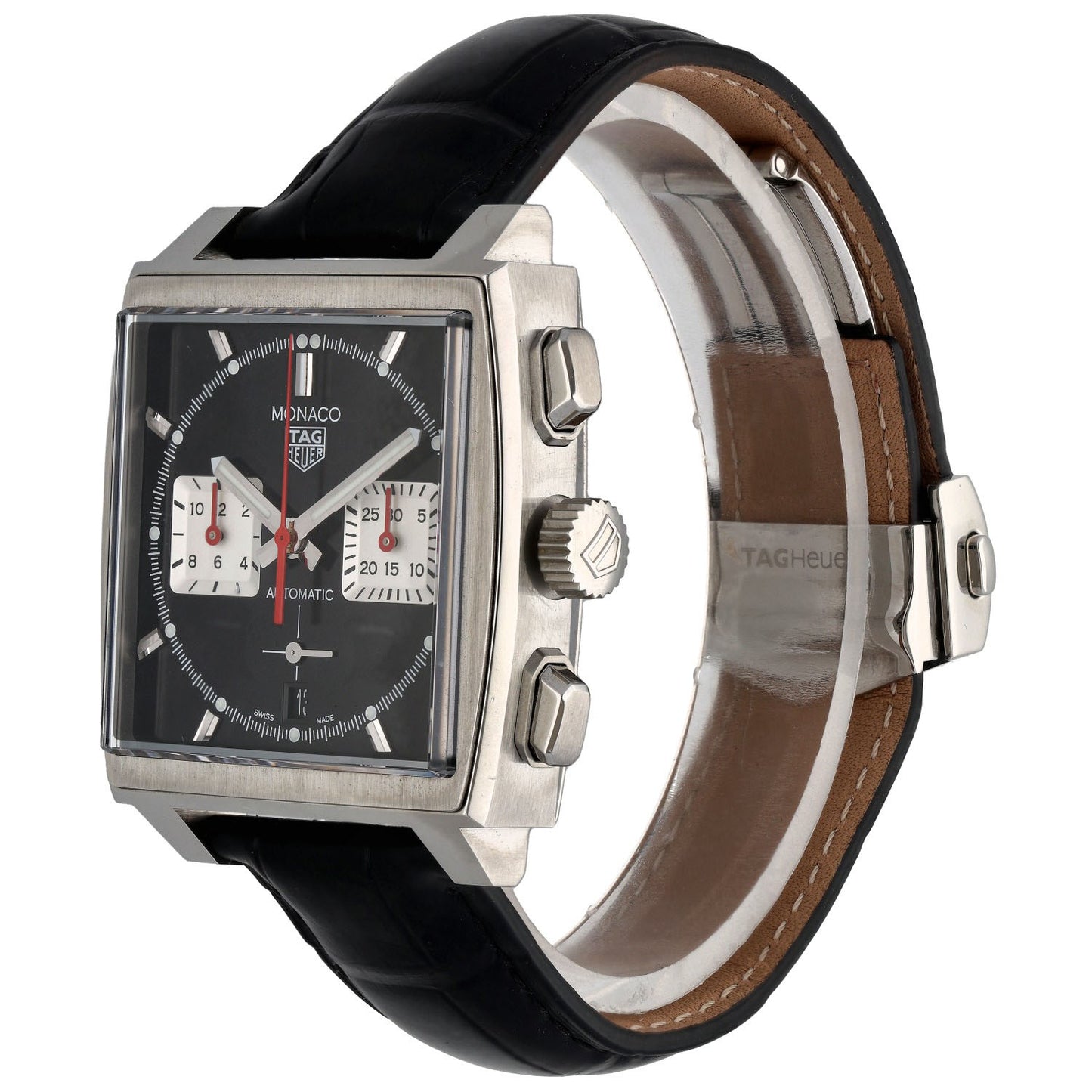 Tag Heuer Monaco CBL2113 39mm Stainless Steel Watch (Ex-Display)