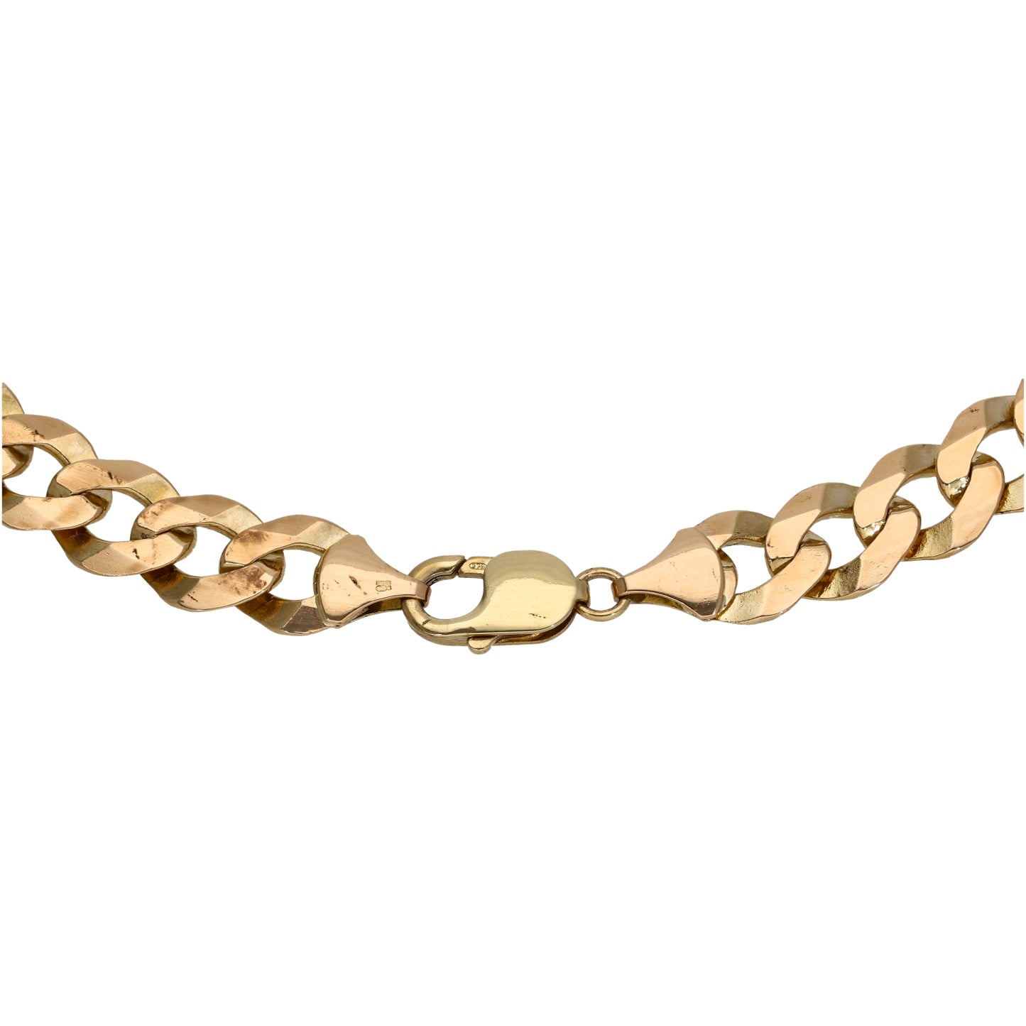 9ct Gold Curb Chain 24"