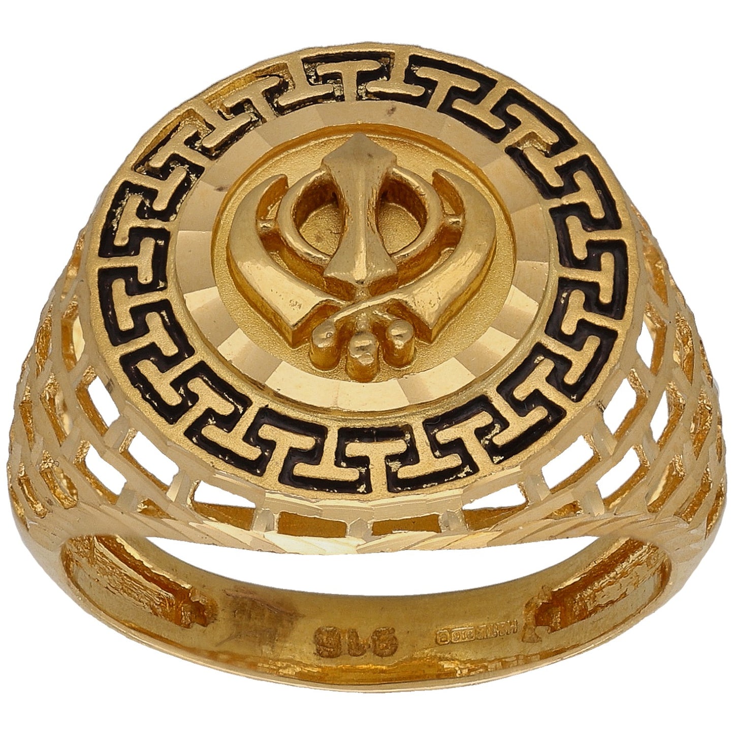 22ct Gold Alternative Ring Size T