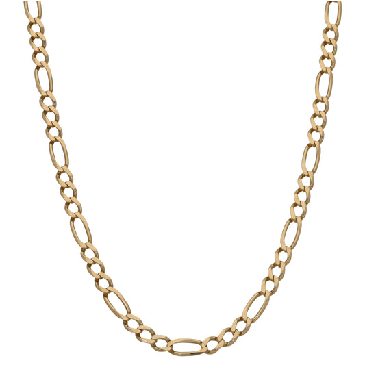 9ct Gold Figaro Chain 20"