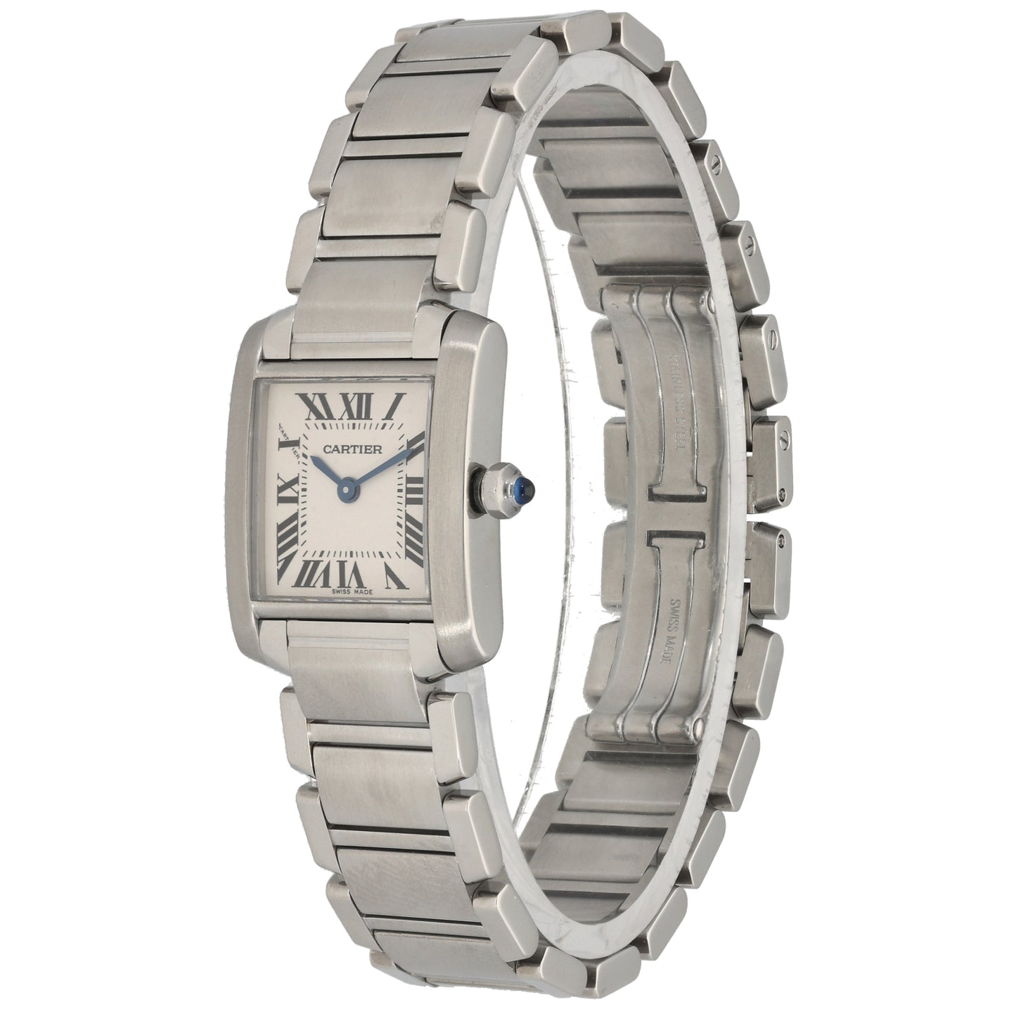 Cartier Tank Francaise 2384 20mm Stainless Steel Watch