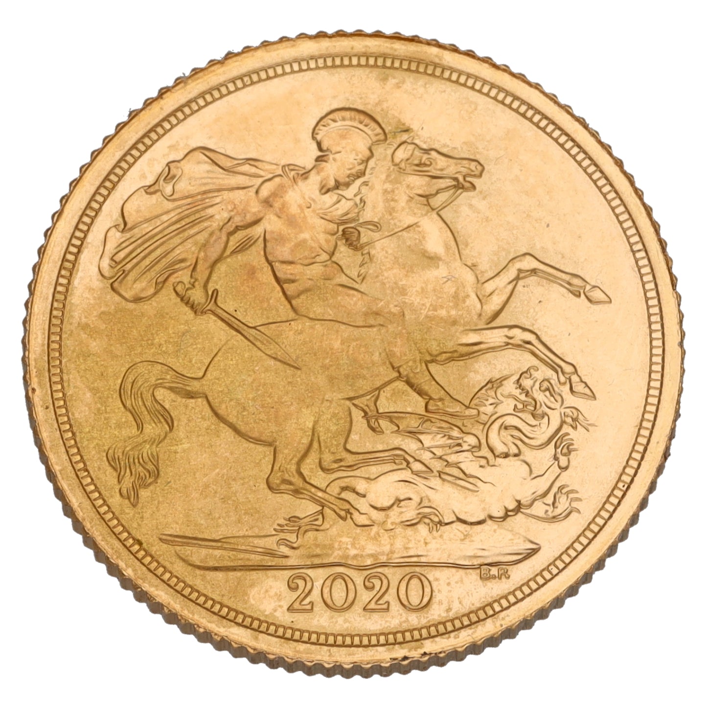 22ct Gold Queen Elizabeth II Full Sovereign Coin 2020