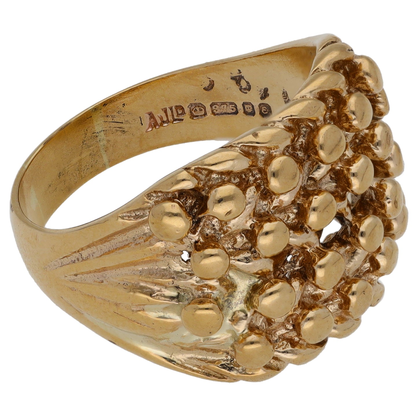 9ct Gold Keeper Ring Size R
