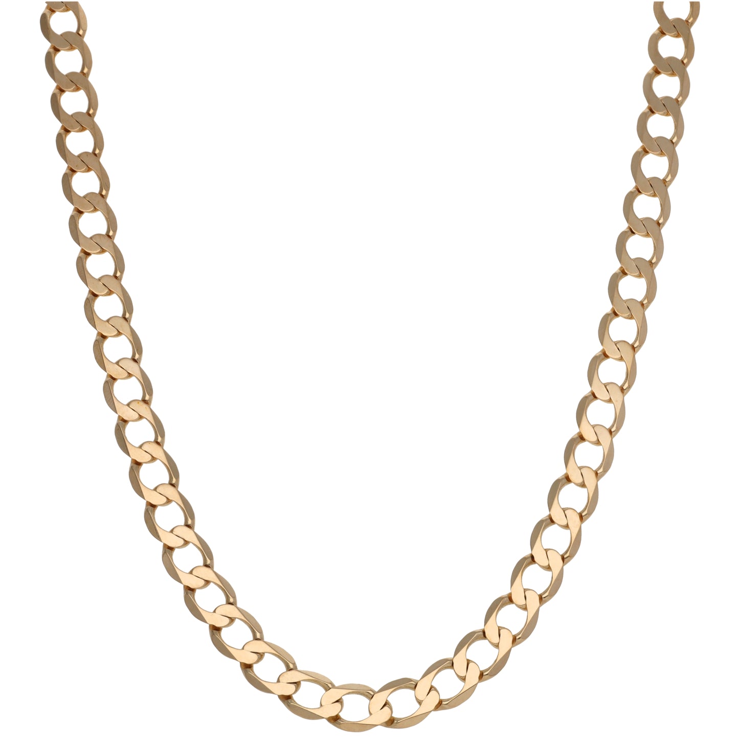9ct Gold Curb Chain 20"