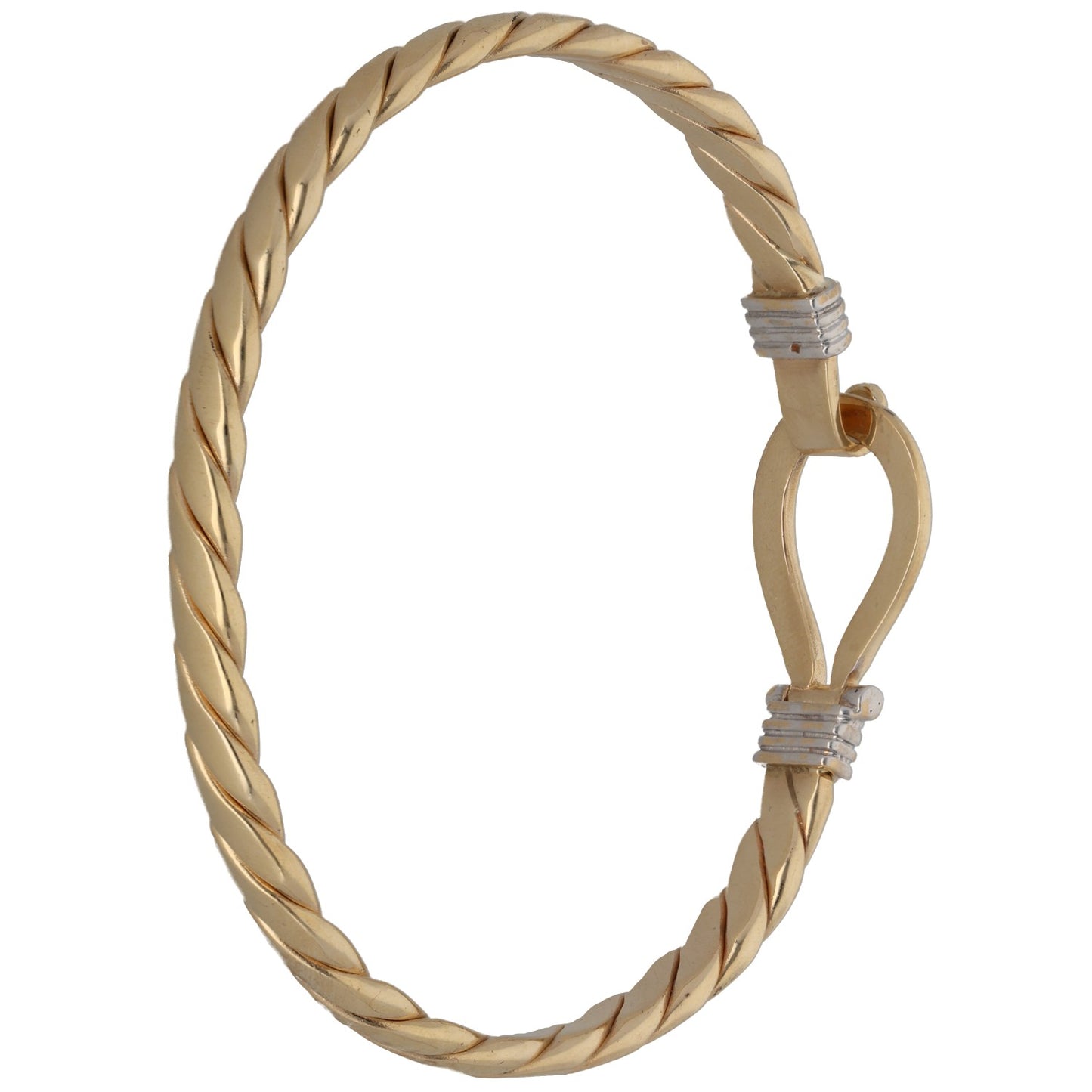 9ct Gold Hinged/Clasp Bangle