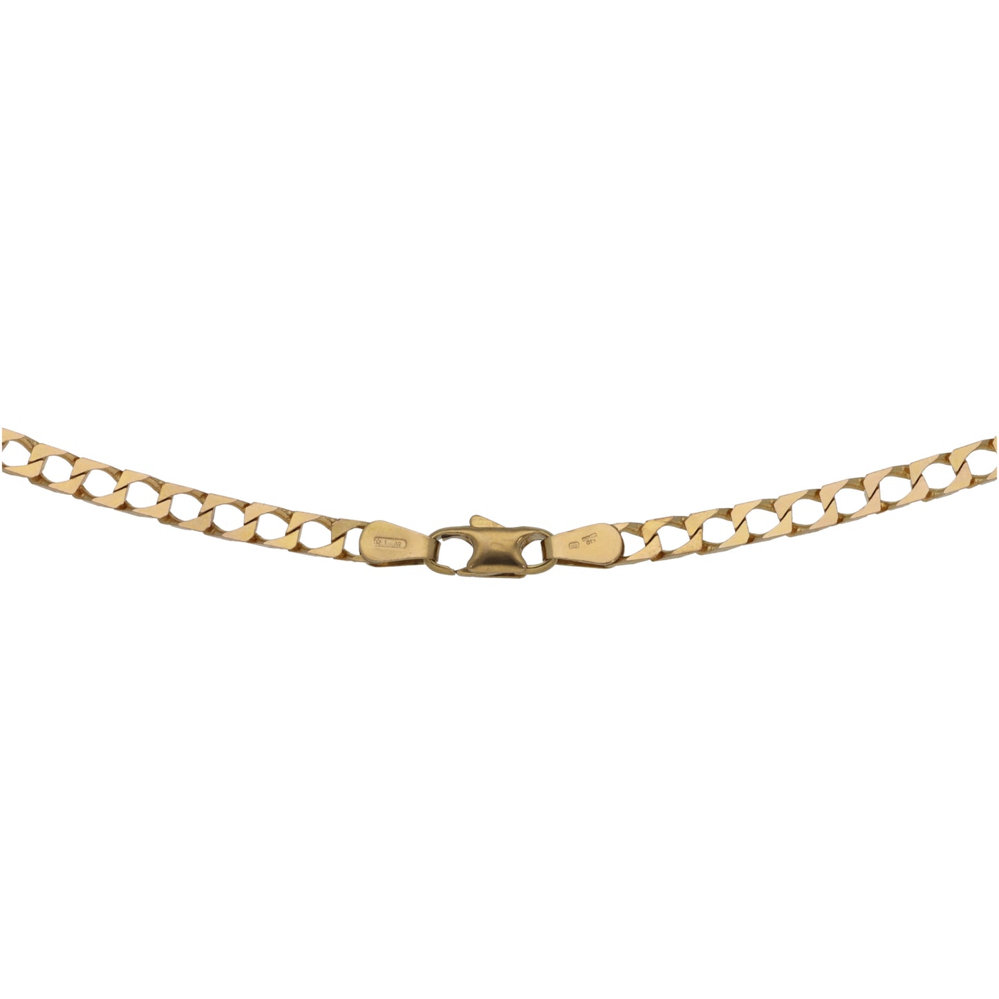 9ct Gold Curb Chain 20"