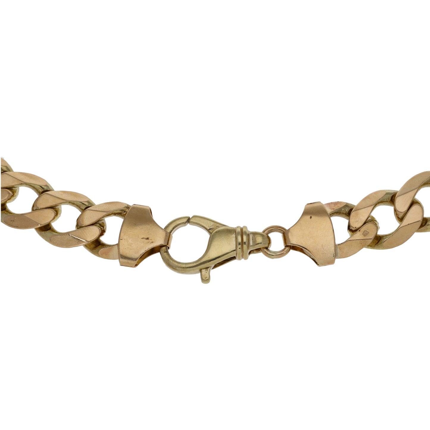 9ct Gold Curb Chain 22"