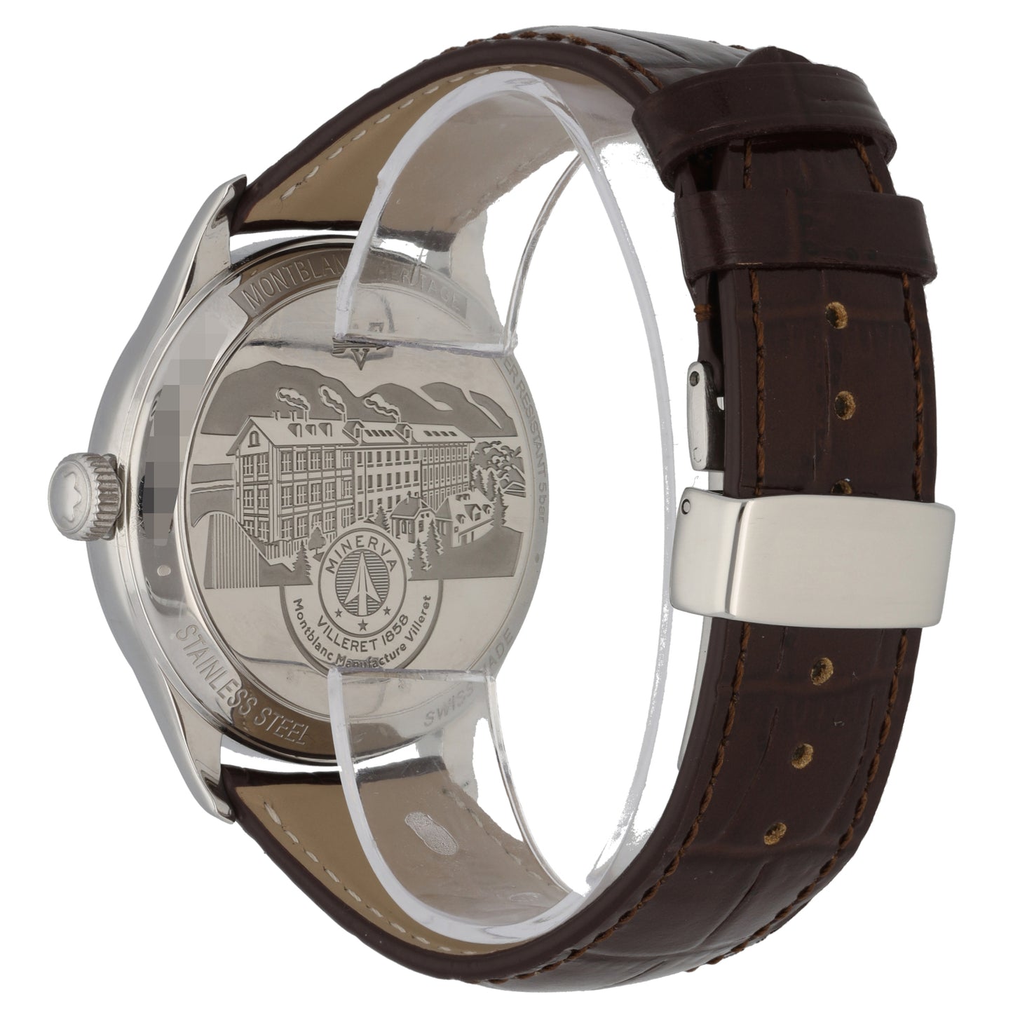 Montblanc Heritage 7576 40mm Stainless Steel Watch