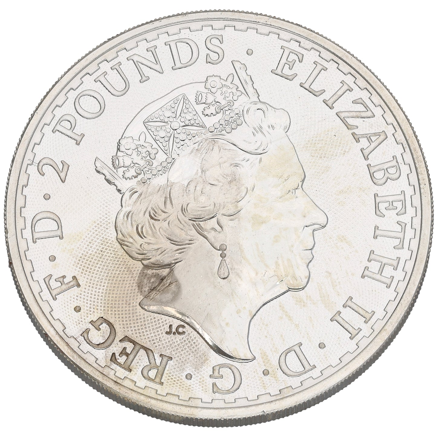 Fine Silver Queen Elizabeth II 1 OZ Britannia Coin 2021