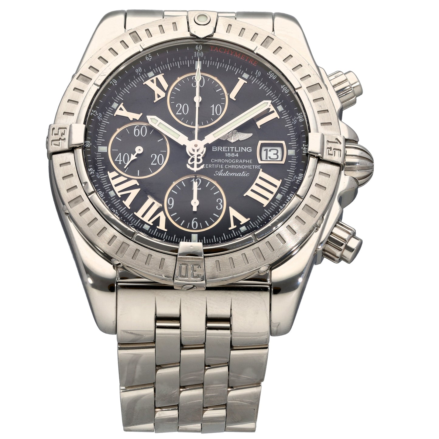 Breitling Chronomat Evolution A13356 44mm Stainless Steel Watch