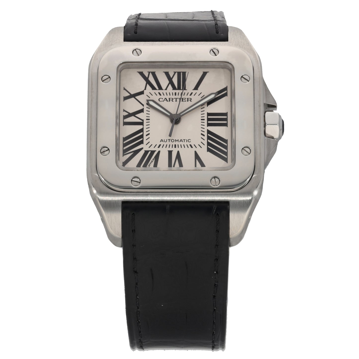 Cartier Santos 100 W20073X8 38mm Stainless Steel Watch