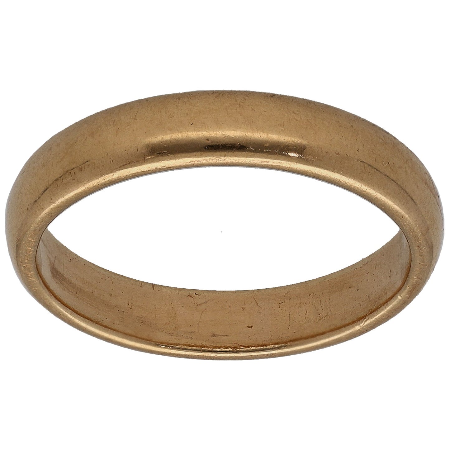 22ct Gold Plain Wedding Ring Size M