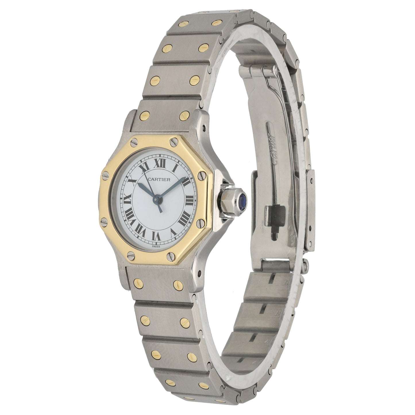 Cartier Santos 23mm Bi-Colour Watch