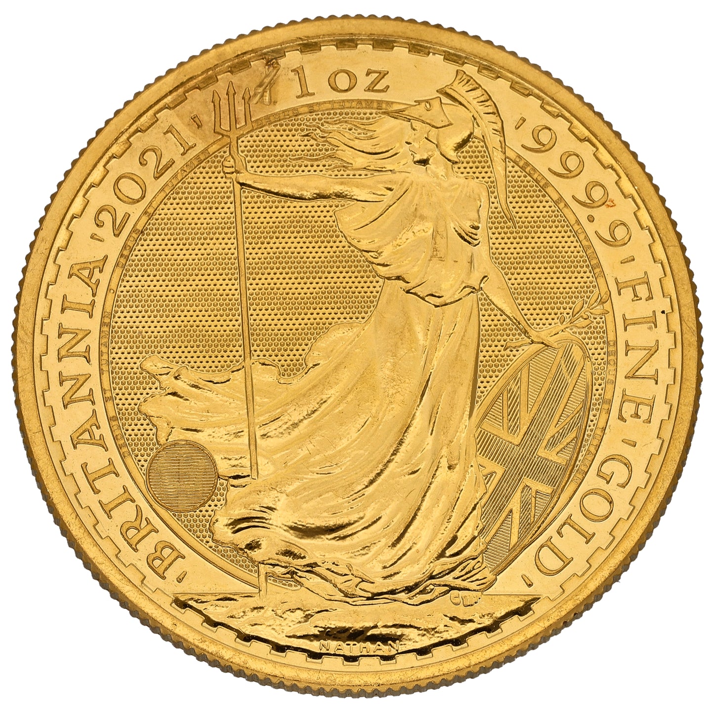 24ct Gold Queen Elizabeth II 1 OZ Britannia Coin 2021