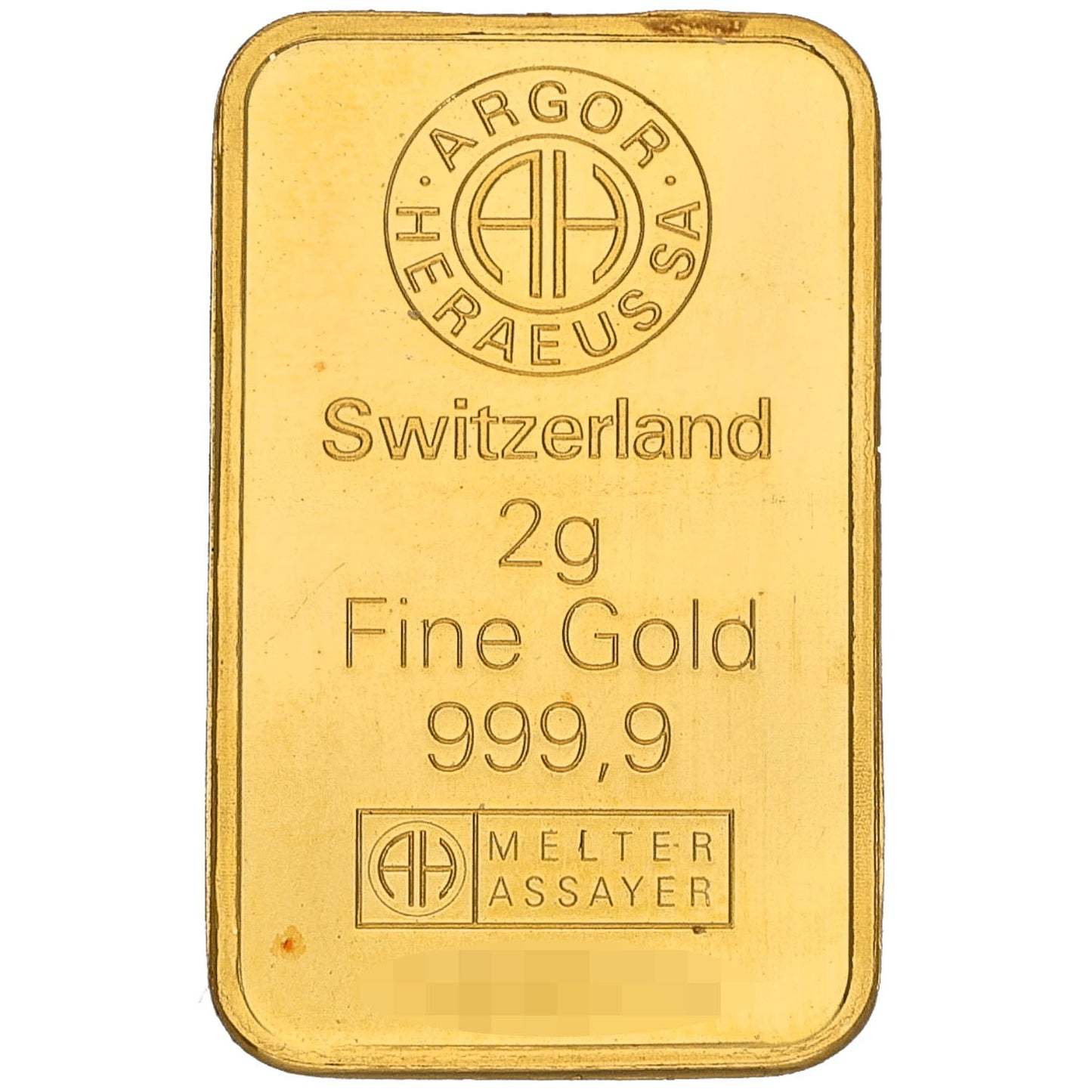24ct 2g Gold Bar