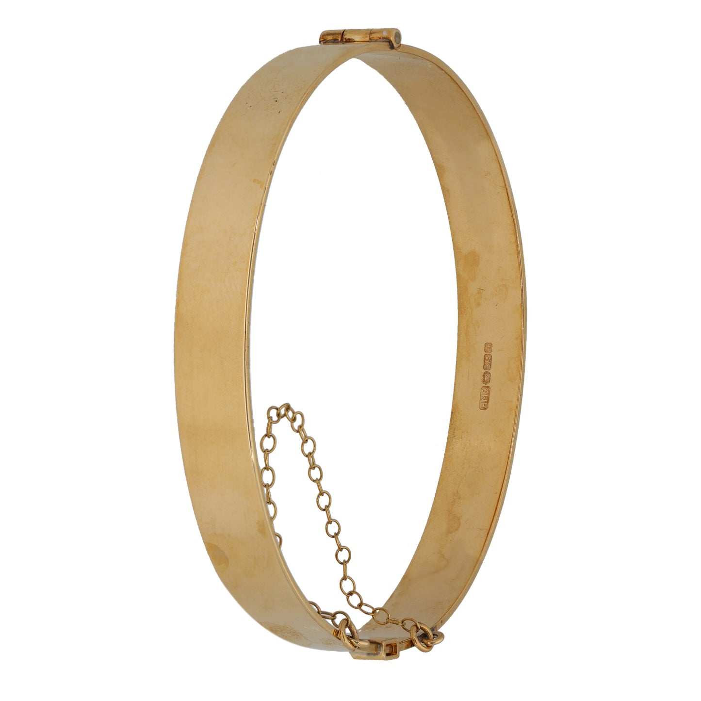 9ct Gold Hinged/Clasp Bangle