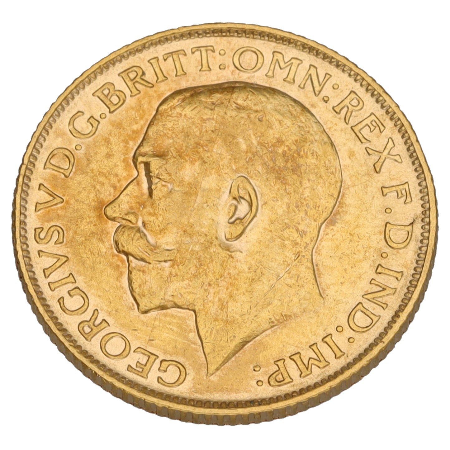 22ct Gold King George V Full Sovereign Coin 1912