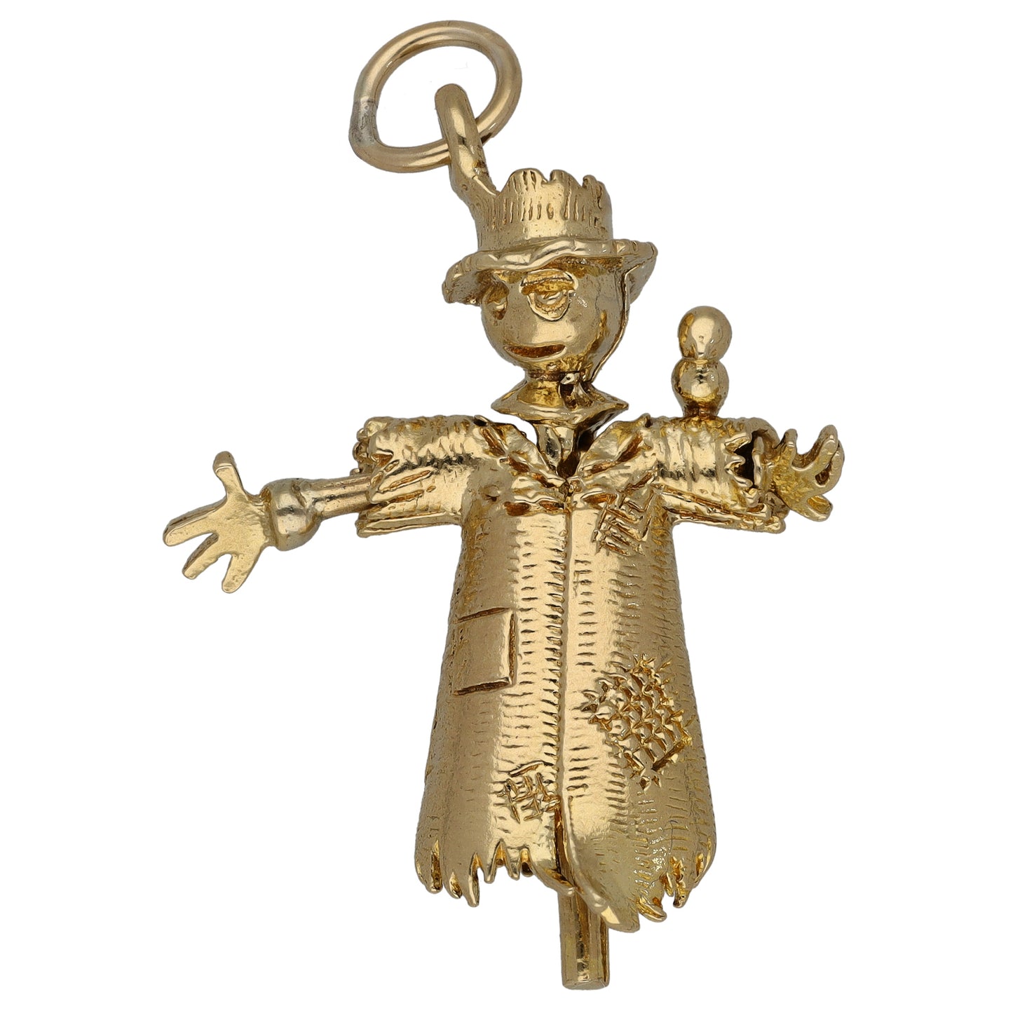 9ct Gold Scarecrow Pendant
