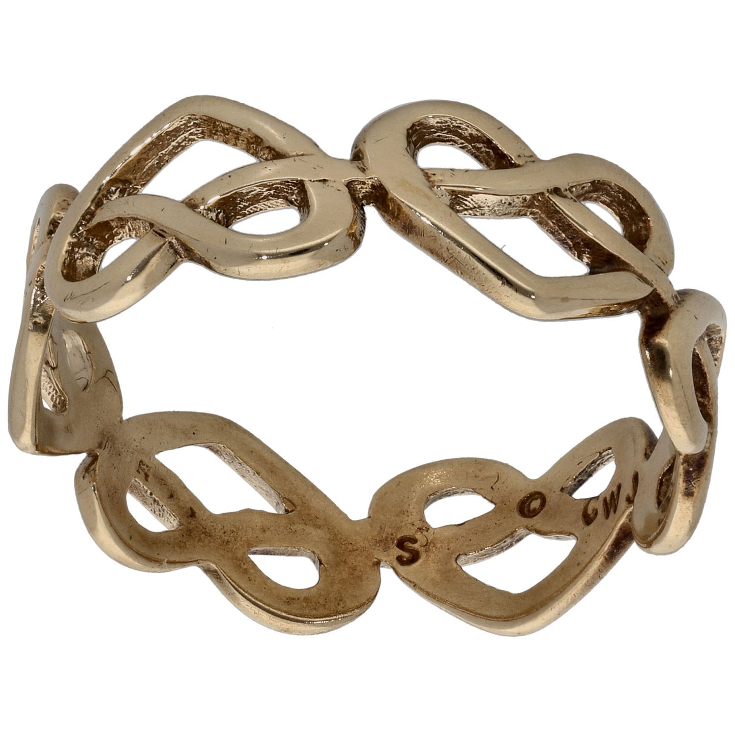 9ct Gold Alternative Ring Size R