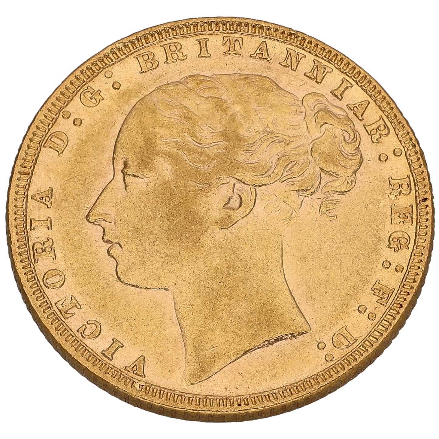 22ct Gold Queen Victoria Full Sovereign Coin 1873