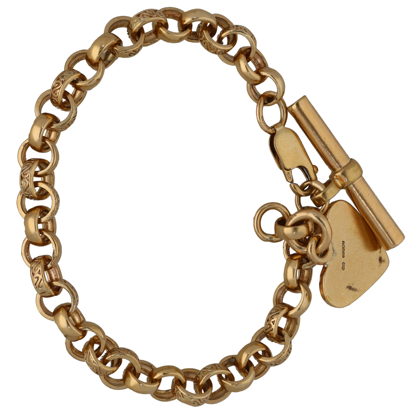 9ct Gold Belcher Bracelet