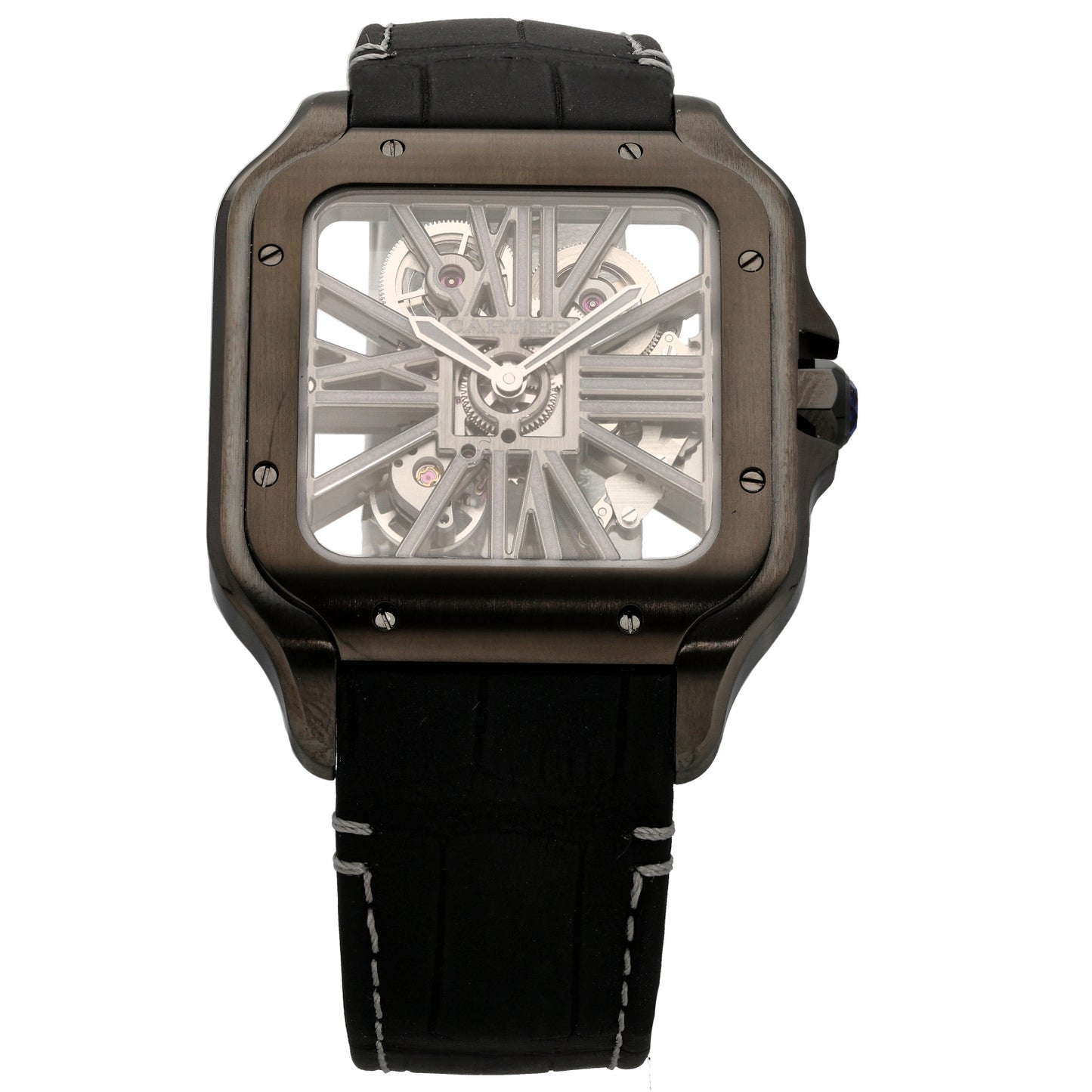 Cartier Santos WHSA0009 39.8mm DLC Carbon Watch