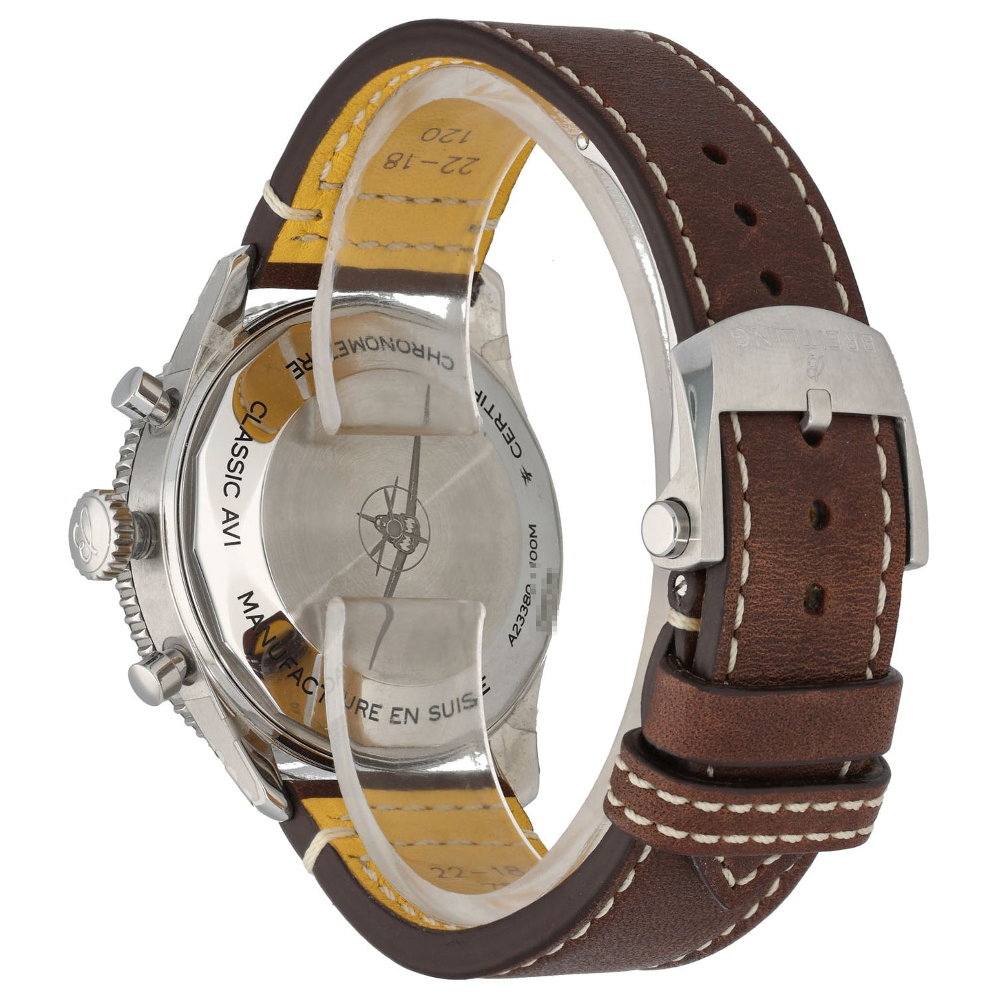 Breitling Classic AVI A23380 42mm Stainless Steel Watch