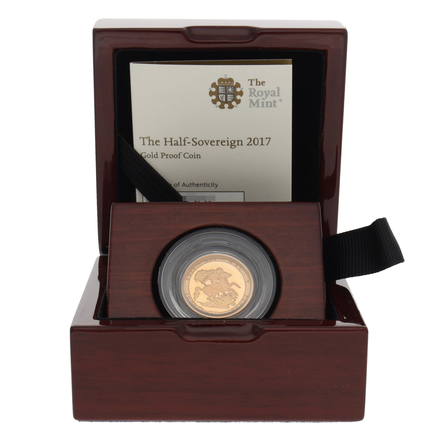 22ct Gold Queen Elizabeth Half Sovereign Coin 2017