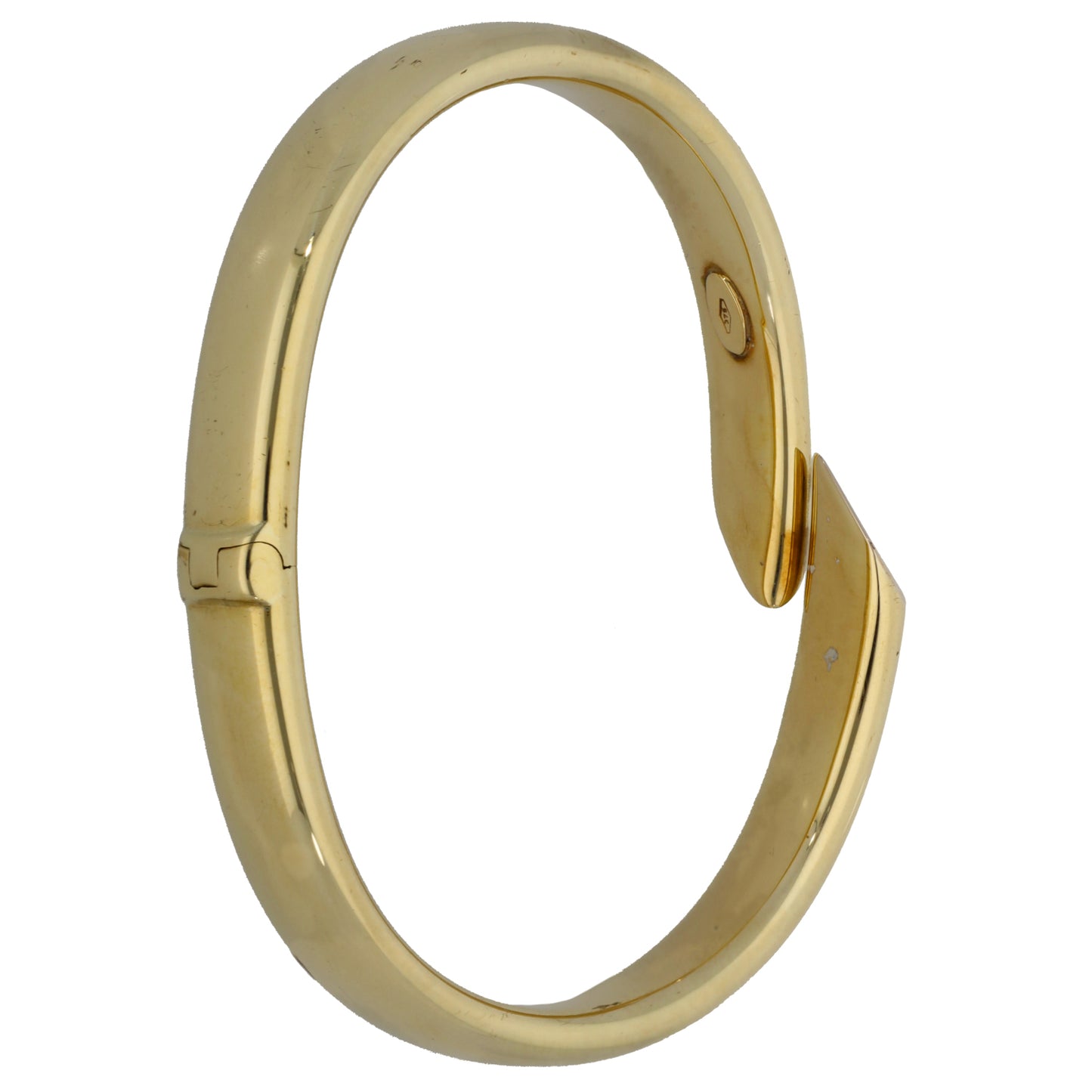 9ct Gold Hinged/Clasp Bangle