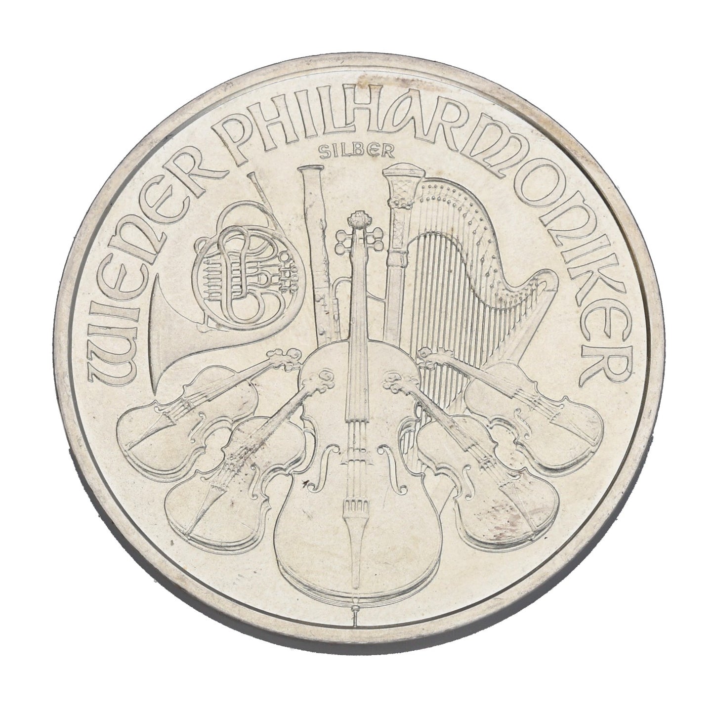 Fine Silver Austrian Philharmonic 1 OZ Coin 2008