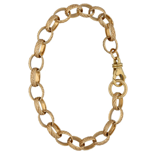 9ct Gold Belcher Bracelet