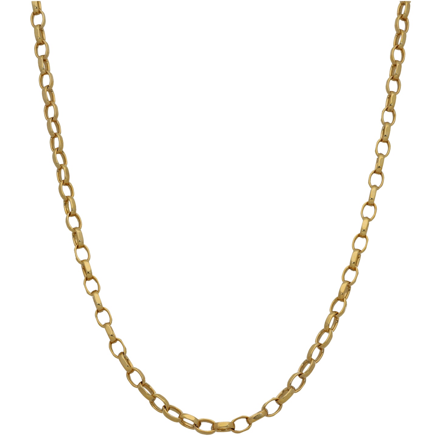 9ct Gold Belcher Chain 22"