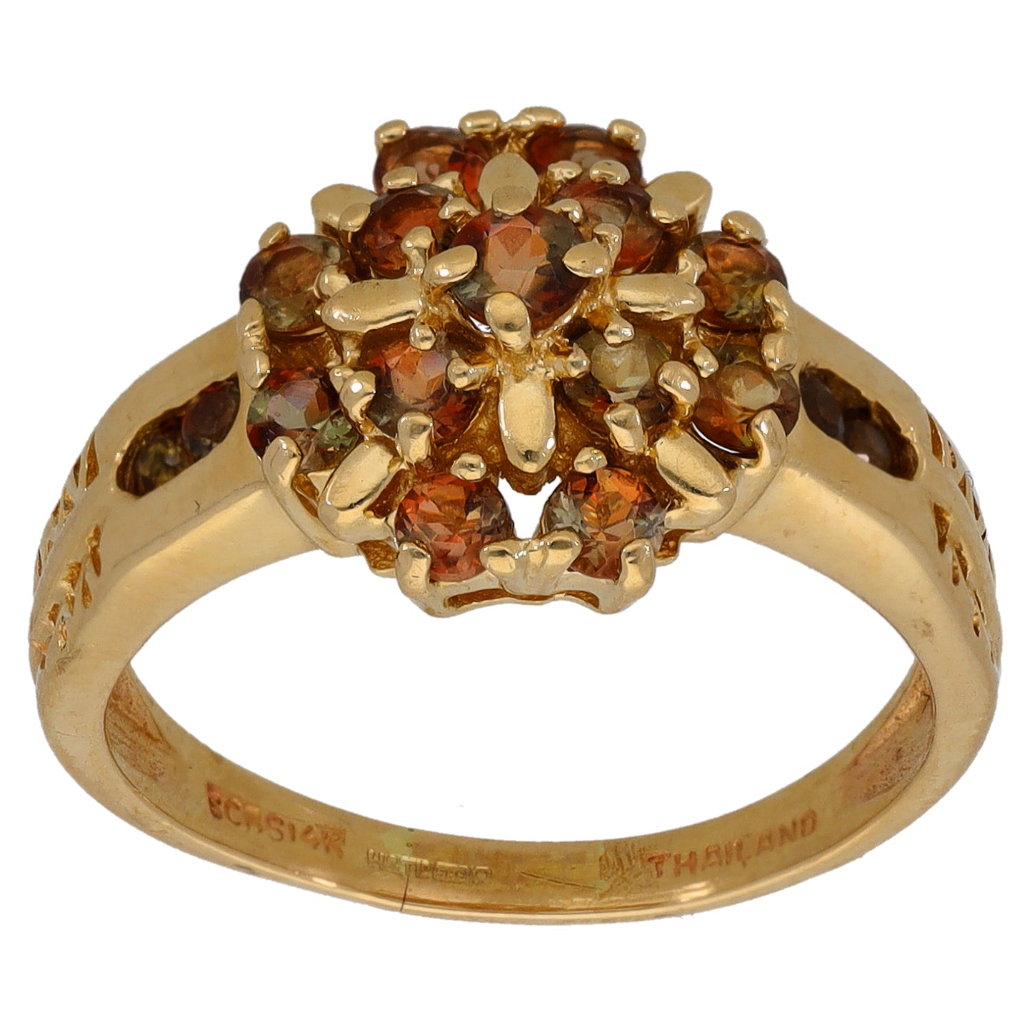 14ct Gold Andalusite Dress/Cocktail Ring Size P
