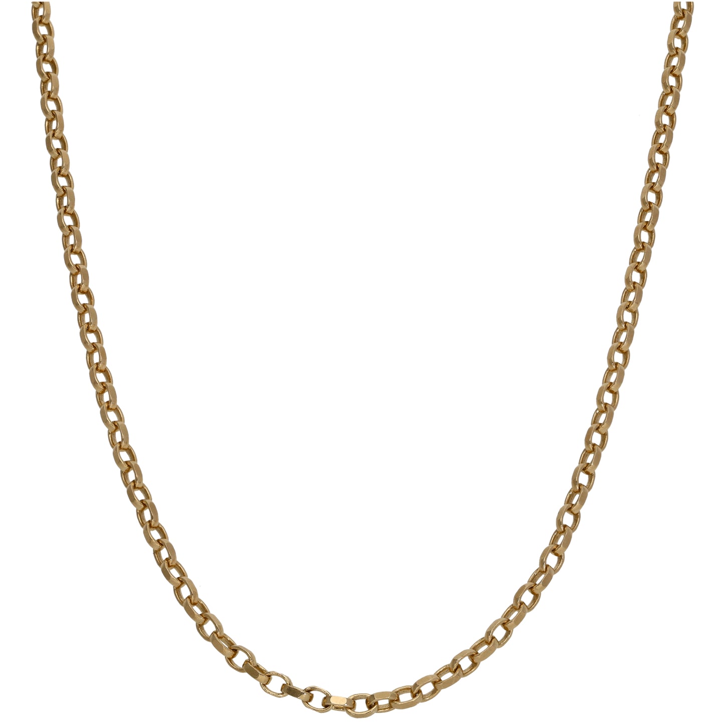 9ct Gold Curb Chain 20"