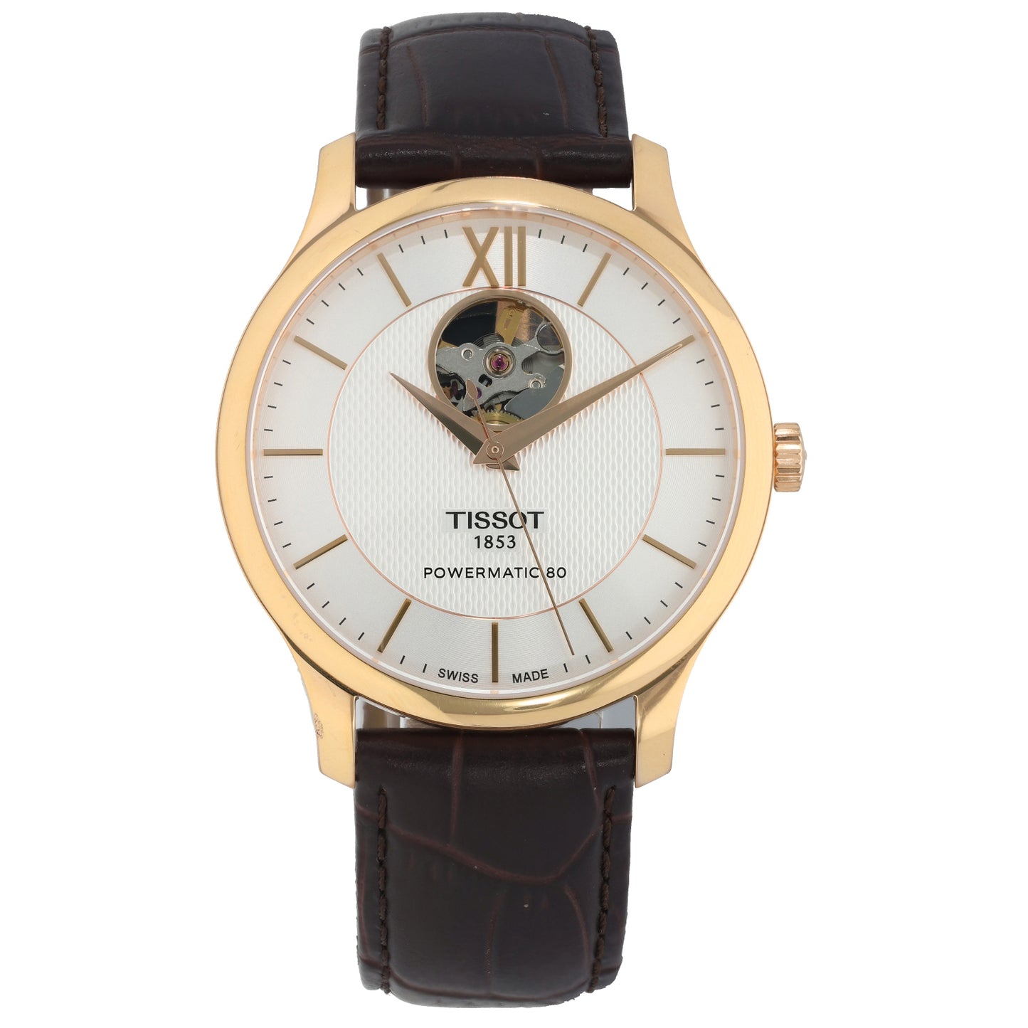 Tissot Tradition T063907A 40mm Gold Plated Watch