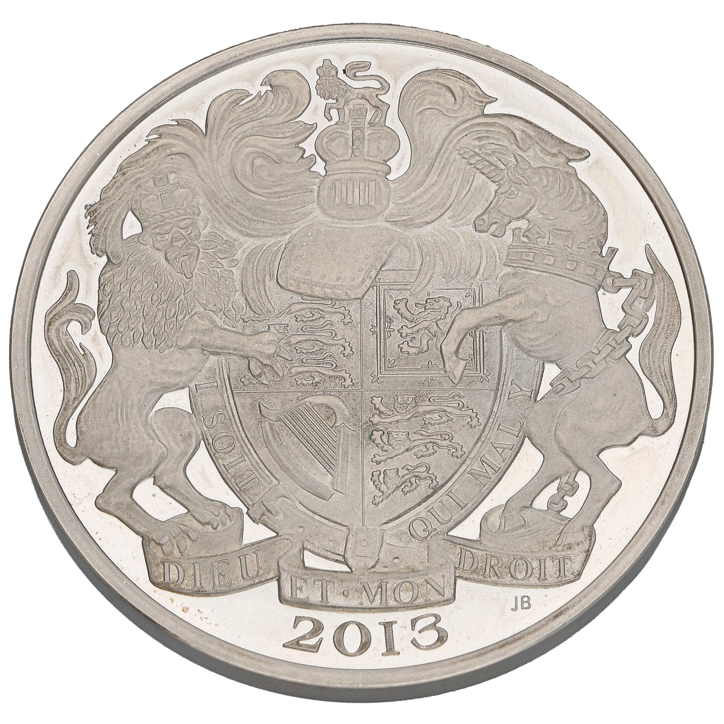 Sterling Silver 60th Anniversary Of The Coronation 5 Pounds Coin 2013