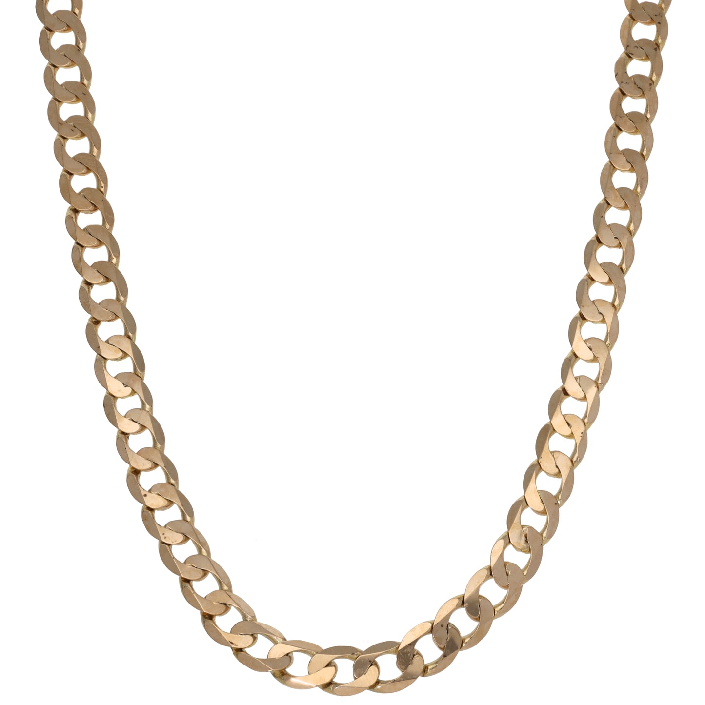 9ct Gold Curb Chain 20"