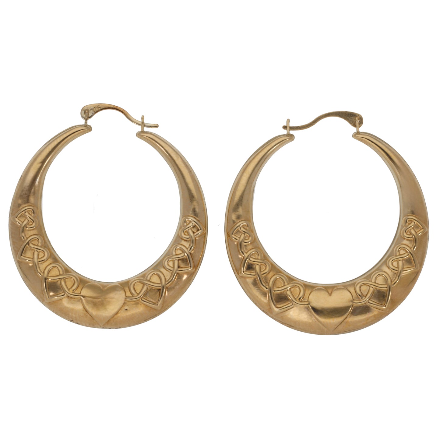 9ct Gold Hoop Earrings