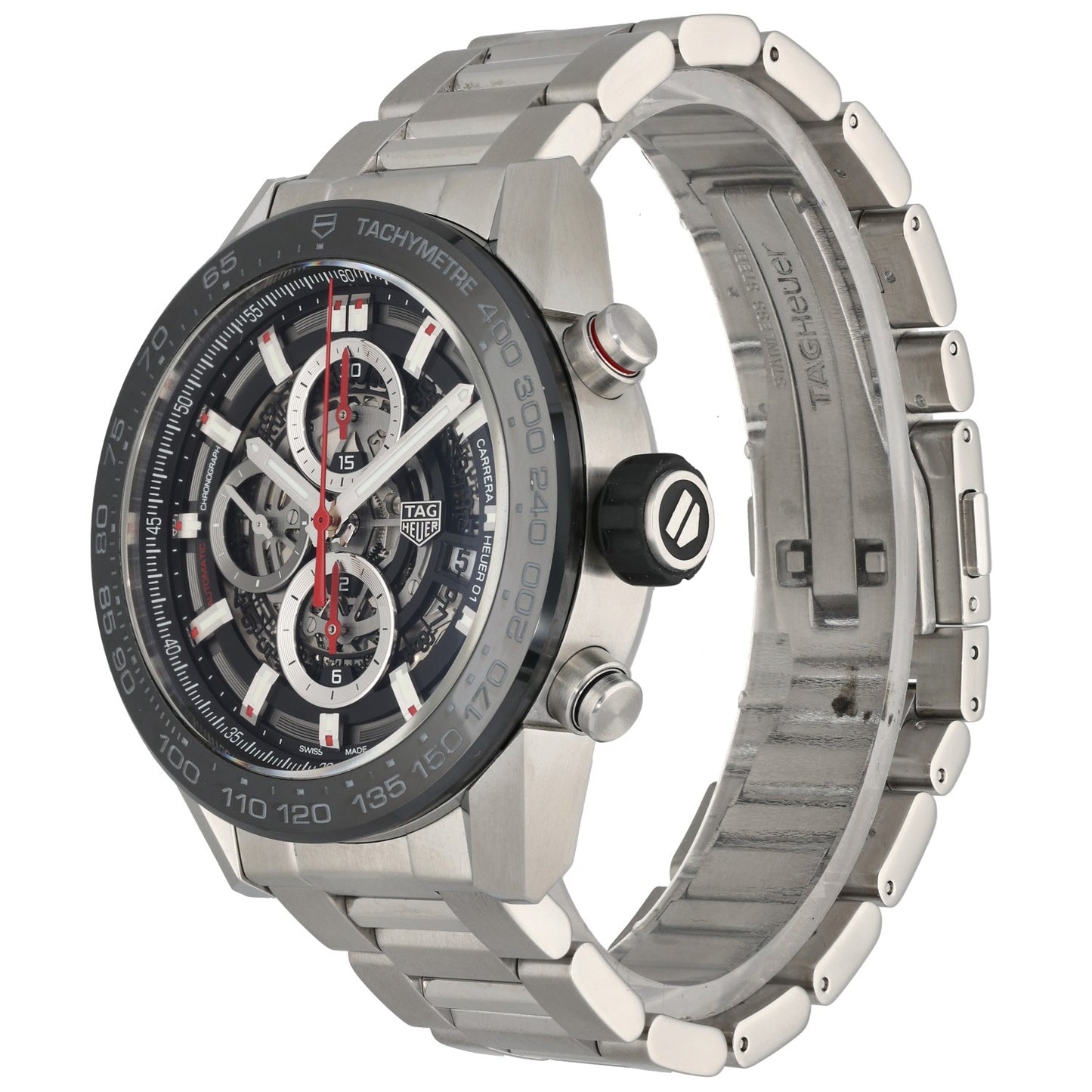 Tag Heuer Carrera CAR2A1W-0 43mm Stainless Steel Watch