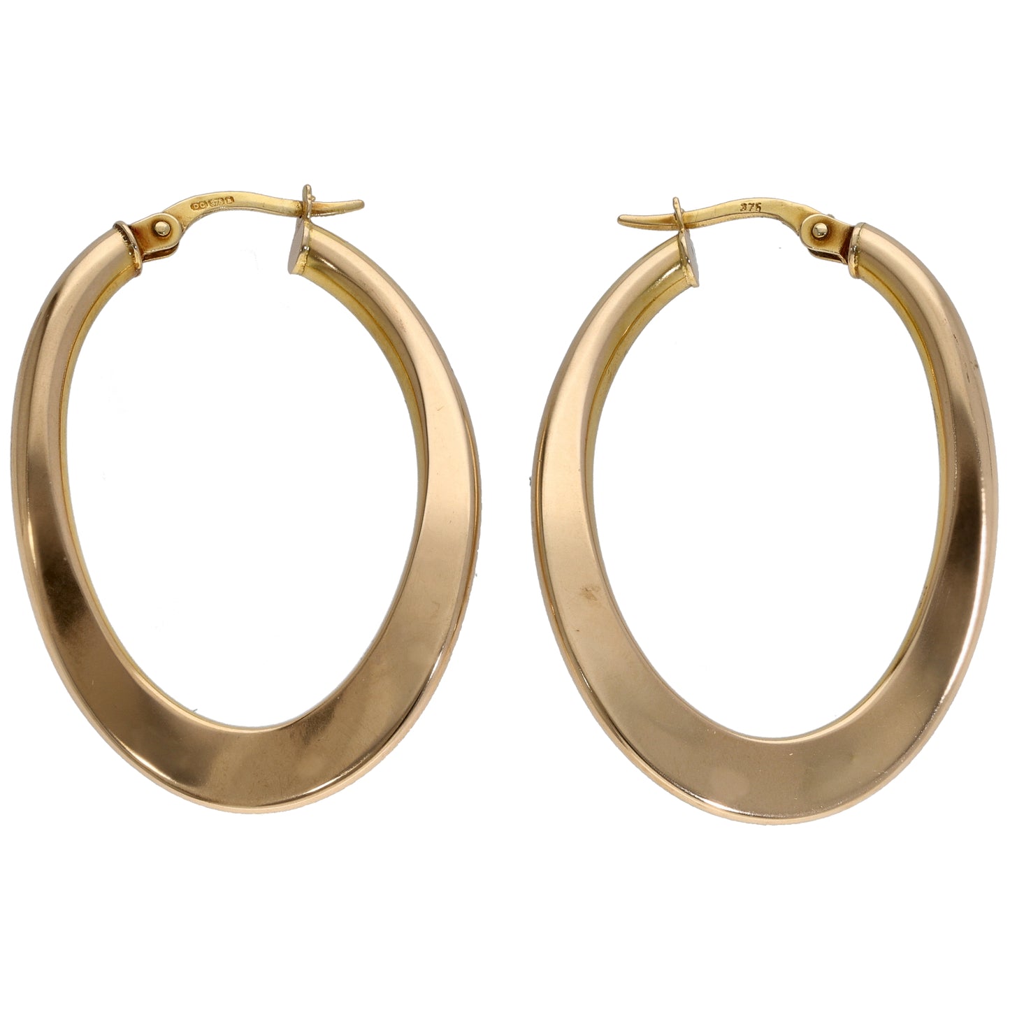 9ct Gold Creole Earrings