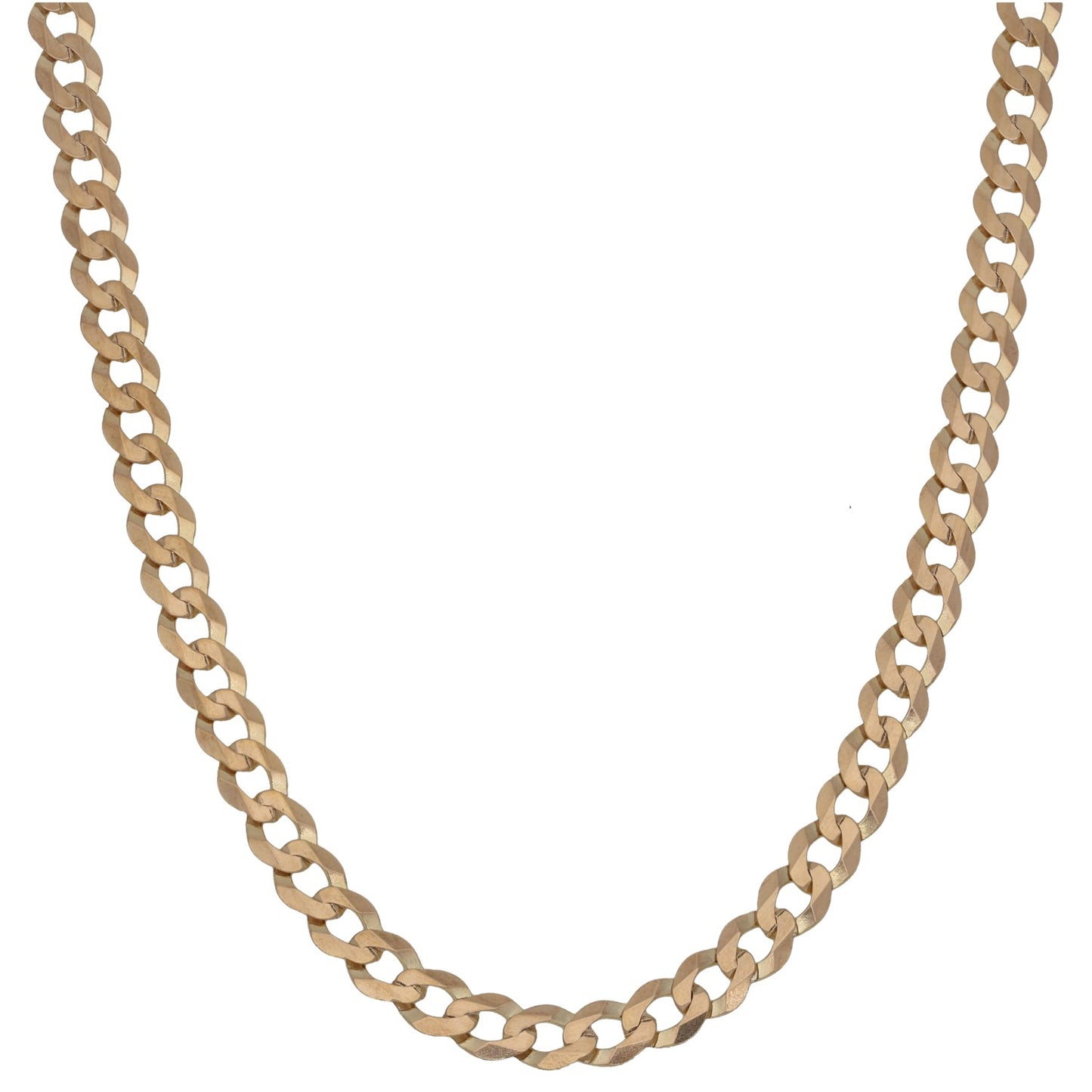 9ct Gold Curb Chain 20"