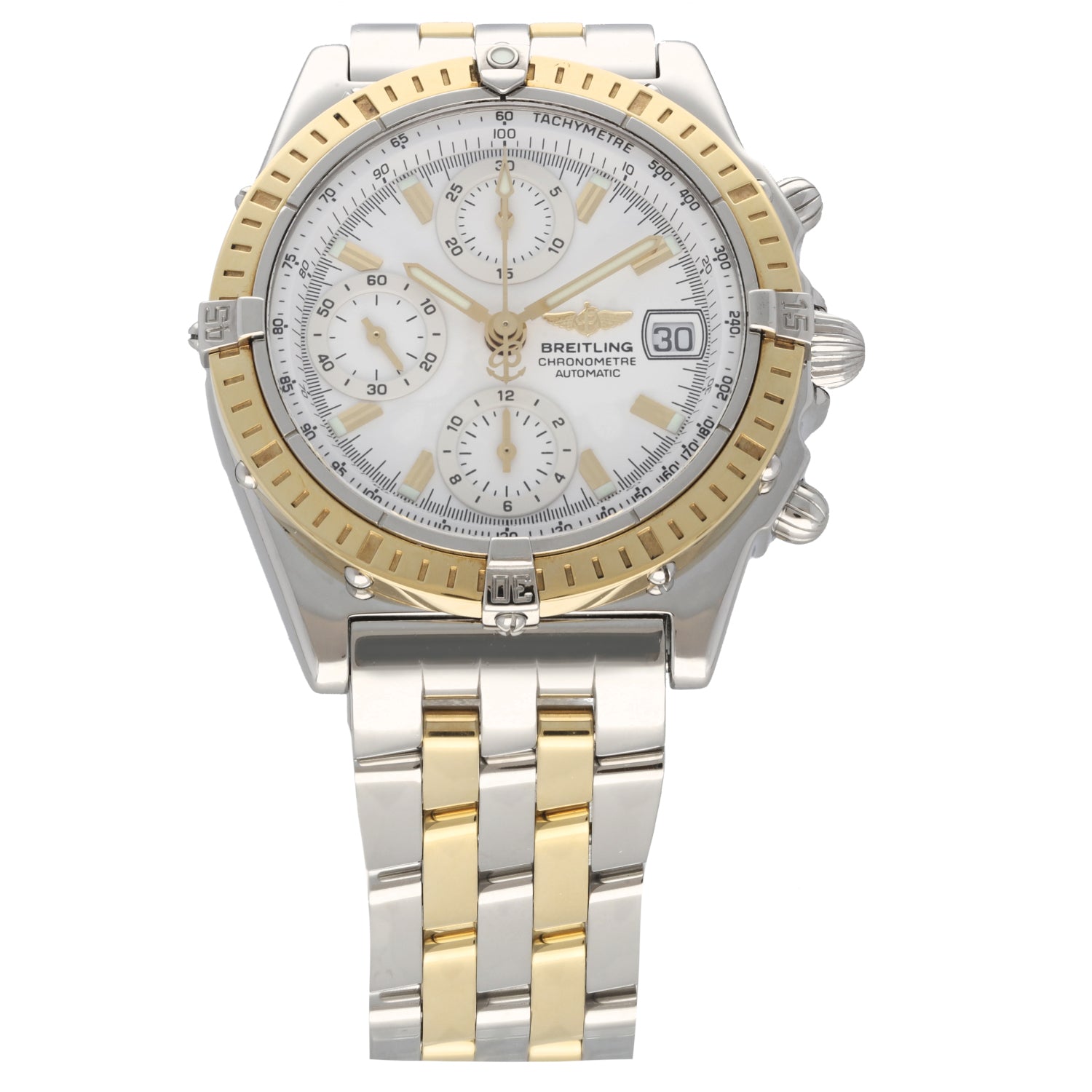 Breitling white gold sale