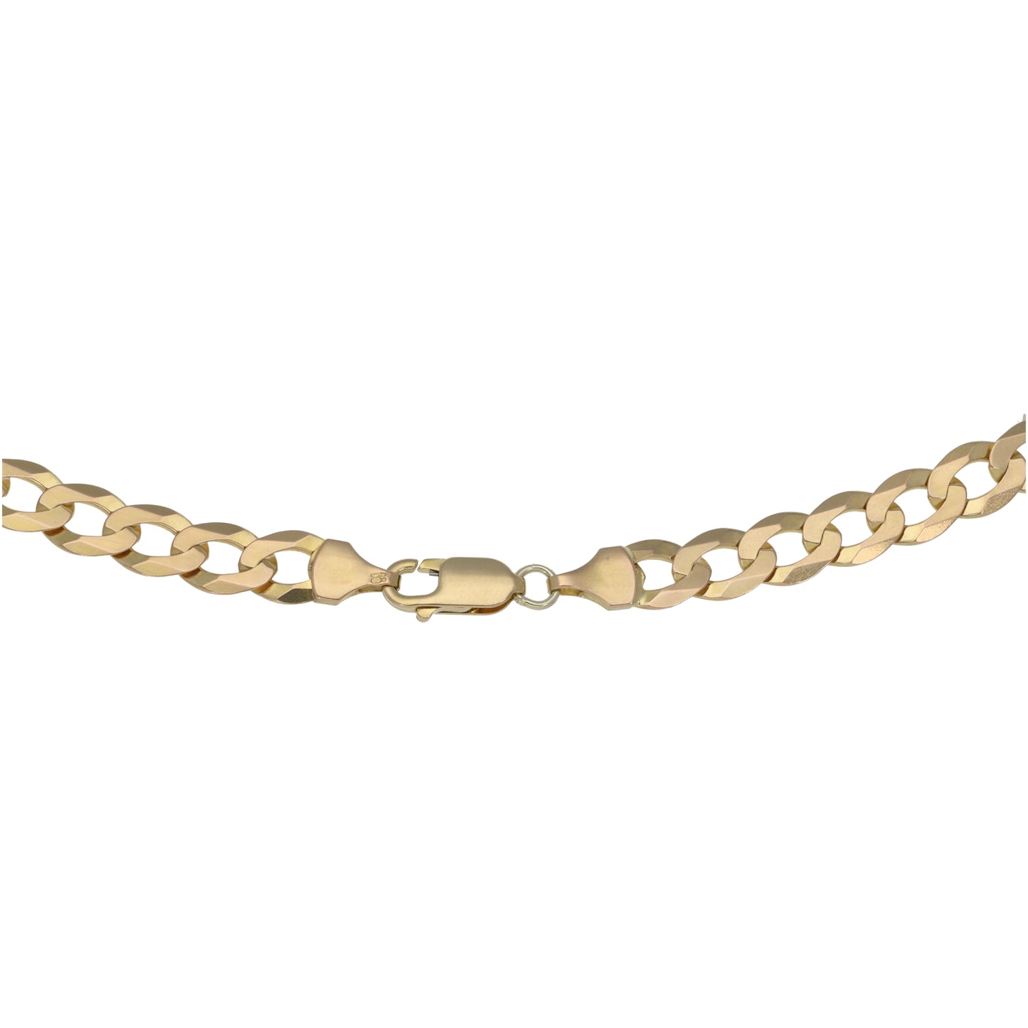 9ct Gold Curb Chain 20"