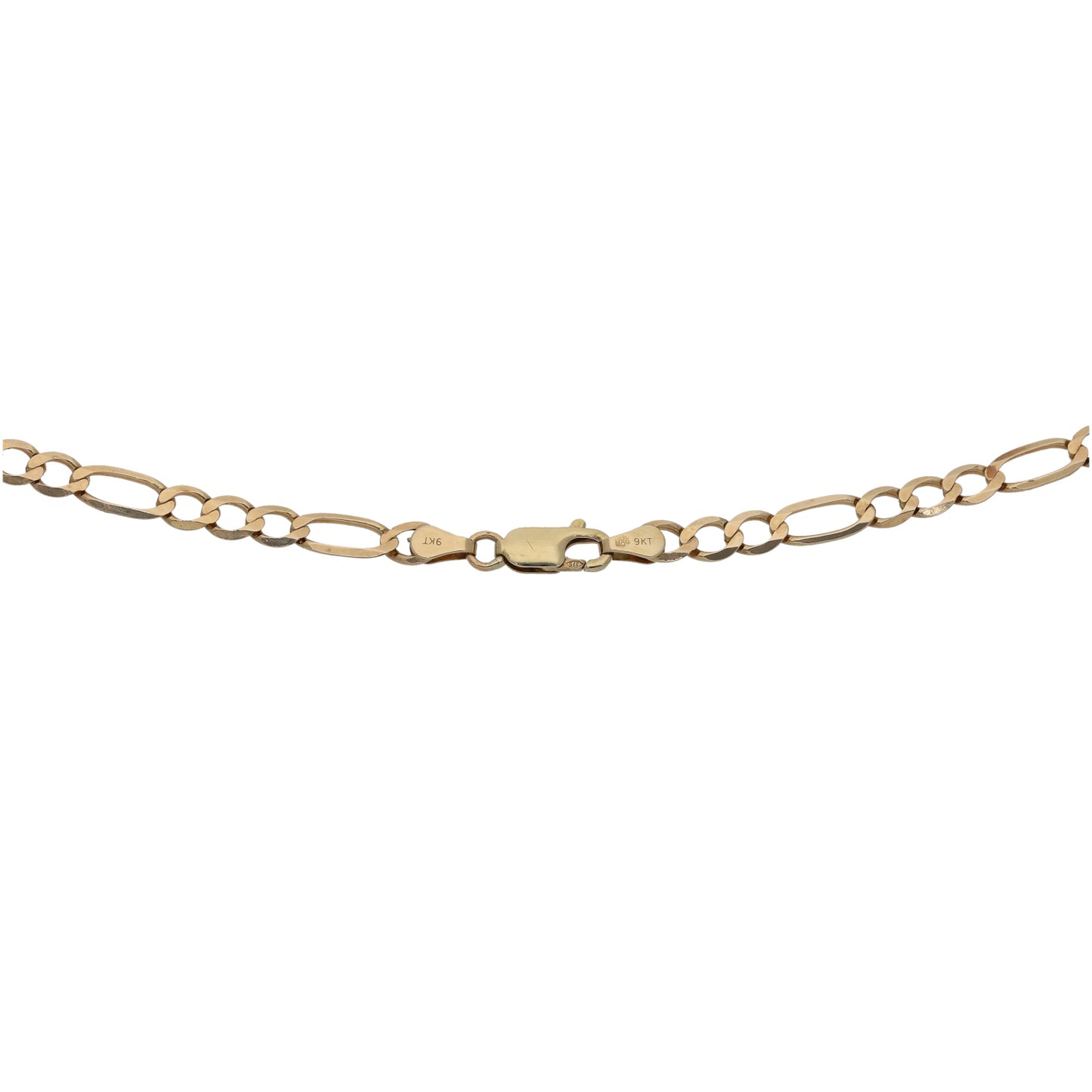 9ct Gold Figaro Chain 18"