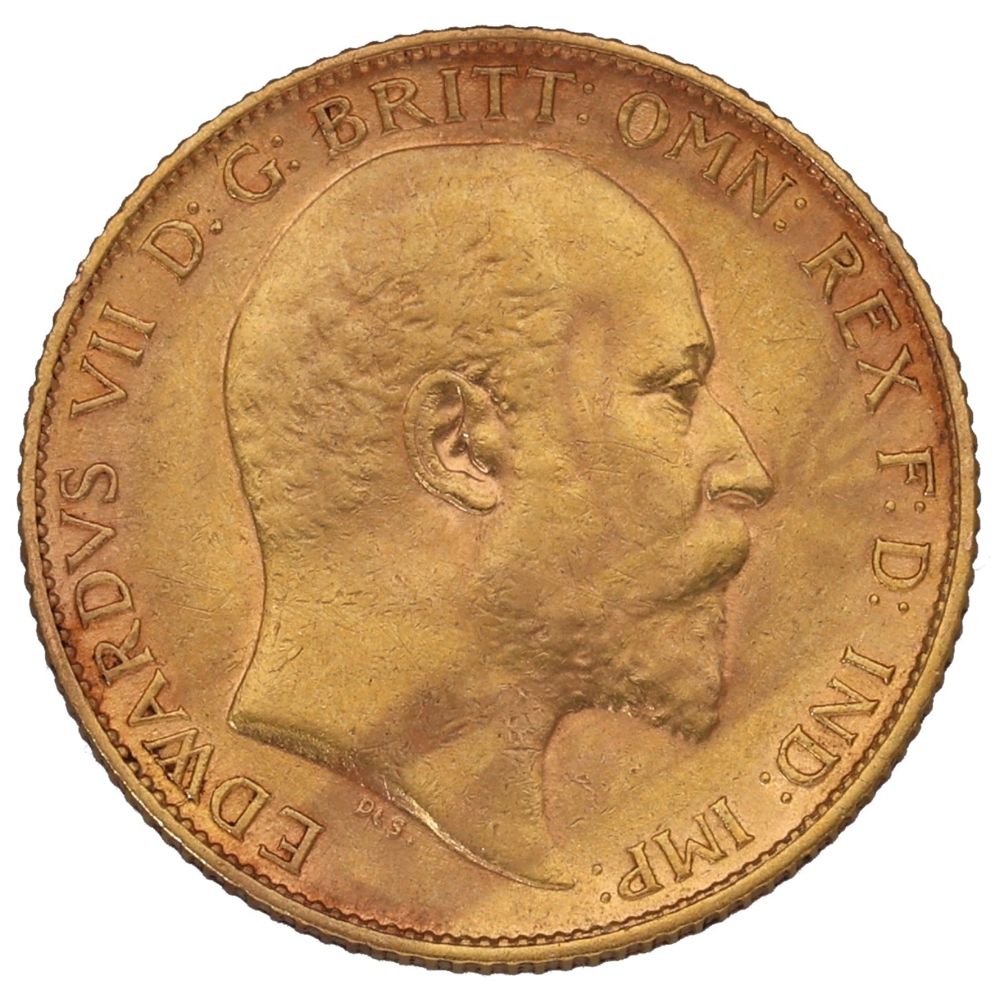 22ct Gold King Edward VII Half Sovereign Coin 1907