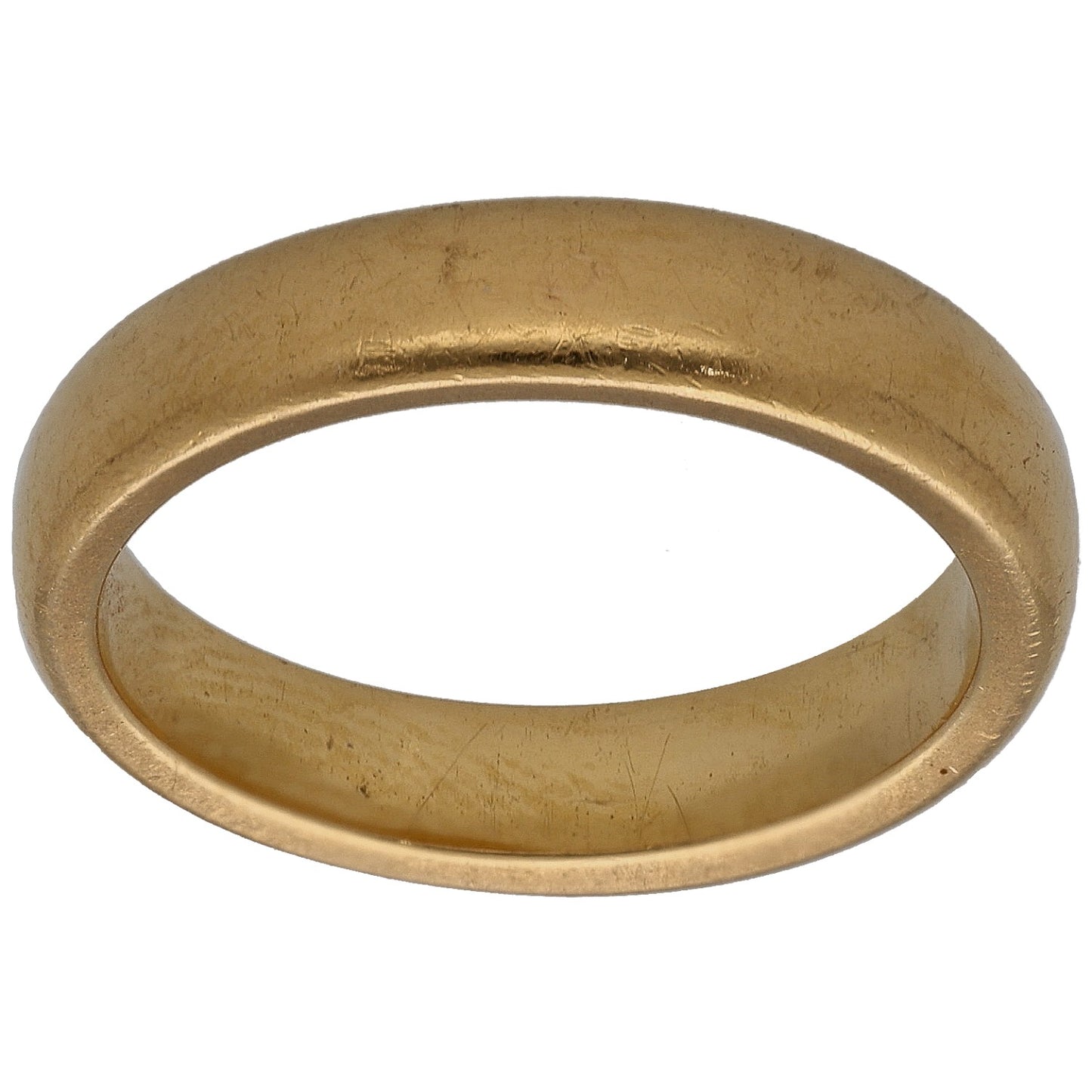 22ct Gold Plain Wedding Ring Size L