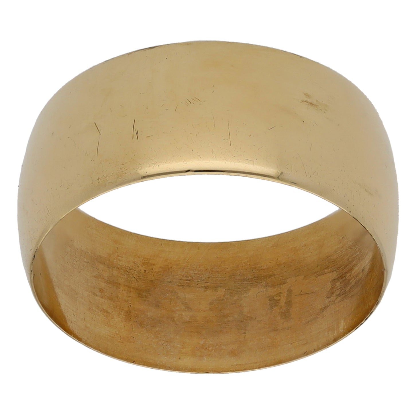 9ct Gold Plain Wedding Ring Size M