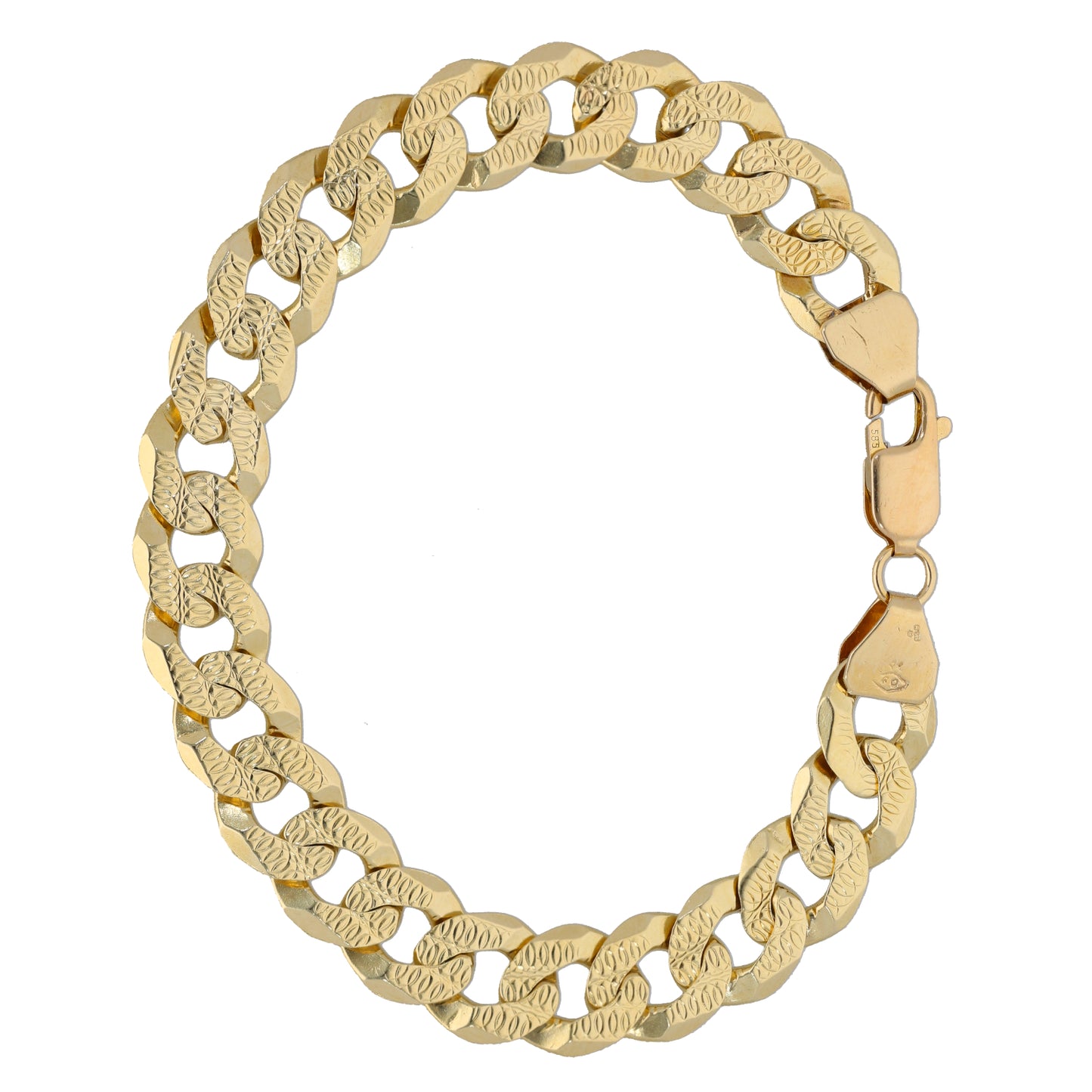 14ct Gold Curb Bracelet